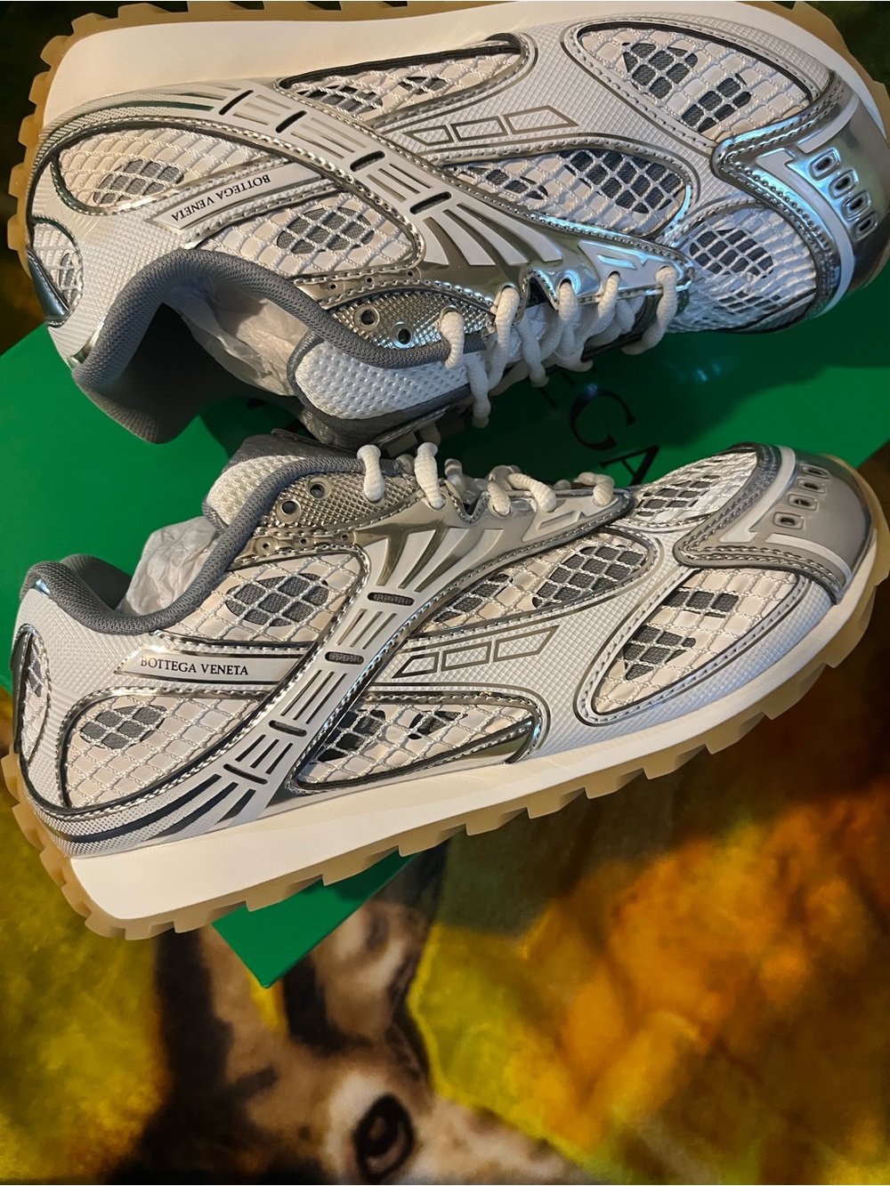 Silver Bottega Veneta Orbit